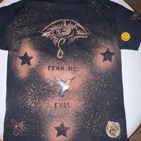 🦉 OWL IN THE NIGHT 🦉bleachout By @tysbleachlab on IG 👀🎨 - Picture 3 of 5